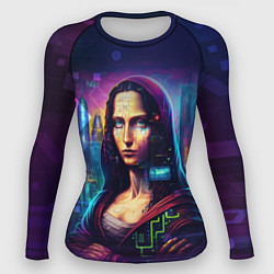 Рашгард женский Cyberpunk Mona Lisa, цвет: 3D-принт