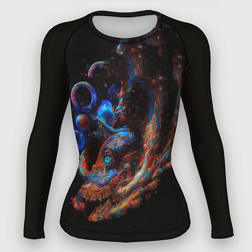 Женский рашгард Космический дракон / 3D-принт – фото 1