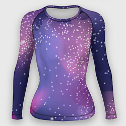 Рашгард женский Космическое звездное небо, цвет: 3D-принт