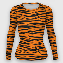 Рашгард женский Тигра, цвет: 3D-принт
