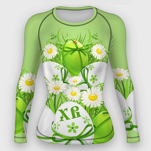 Женский рашгард Пасхальная / 3D-принт – фото 1