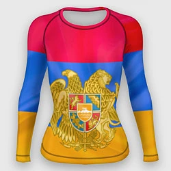 Рашгард женский Солнечная Армения, цвет: 3D-принт
