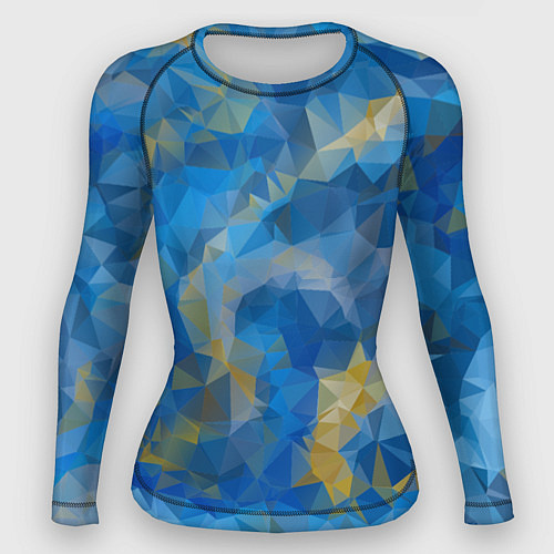 Женский рашгард Blue style / 3D-принт – фото 1