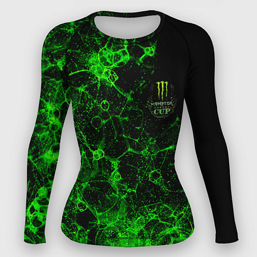 Женский рашгард Monster energy cup / 3D-принт – фото 1