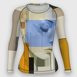Рашгард женский Незнакомка в квадрате, цвет: 3D-принт