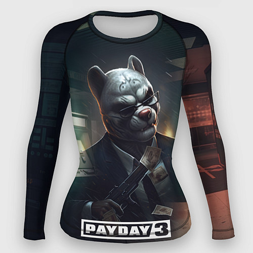 Женский рашгард Payday 2 dog mask / 3D-принт – фото 1