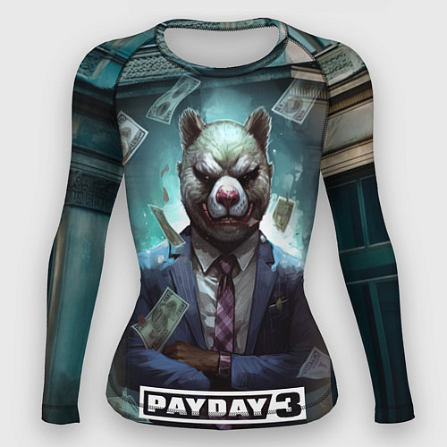 Женский рашгард Payday 3 bear / 3D-принт – фото 1