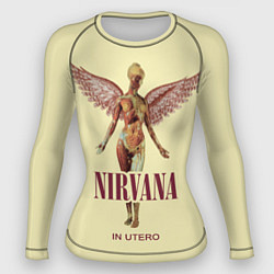 Рашгард женский Nirvana - In utero, цвет: 3D-принт