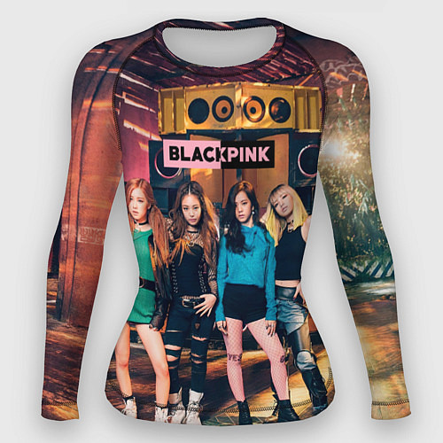 Женский рашгард Blackpink girls poster / 3D-принт – фото 1