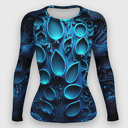 Рашгард женский Космические плиты, цвет: 3D-принт