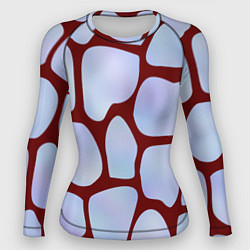 Рашгард женский Клеточная ткань, цвет: 3D-принт