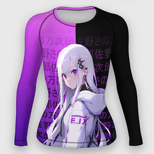 Женский рашгард Эмилия тан в современности - ре зеро / 3D-принт – фото 1