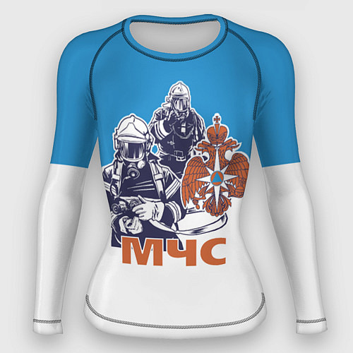 Женский рашгард МЧС спасатели / 3D-принт – фото 1