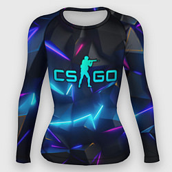 Рашгард женский CS GO neon style, цвет: 3D-принт