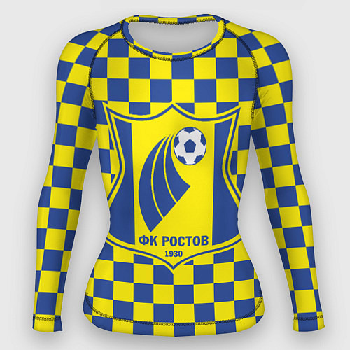 Женский рашгард Ростов Футбольный Клуб / 3D-принт – фото 1