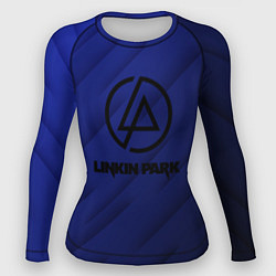 Рашгард женский Linkin park лого градиент, цвет: 3D-принт