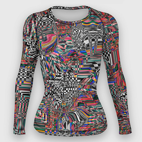 Женский рашгард Абстракция Никалеона / 3D-принт – фото 1