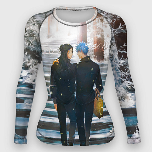 Женский рашгард Годжо и Гетто - Магическая битва / 3D-принт – фото 1