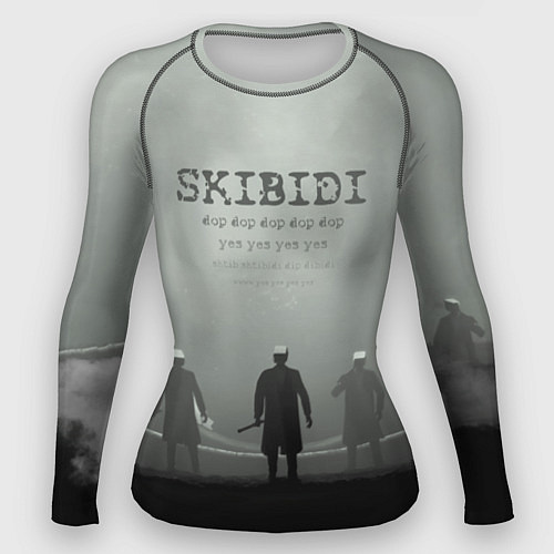 Женский рашгард Skibisi toilet Camera men / 3D-принт – фото 1