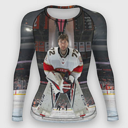 Рашгард женский Sergey Bobrovsky - Florida panthers - hockey, цвет: 3D-принт
