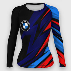 Женский рашгард BMW - m colors and black