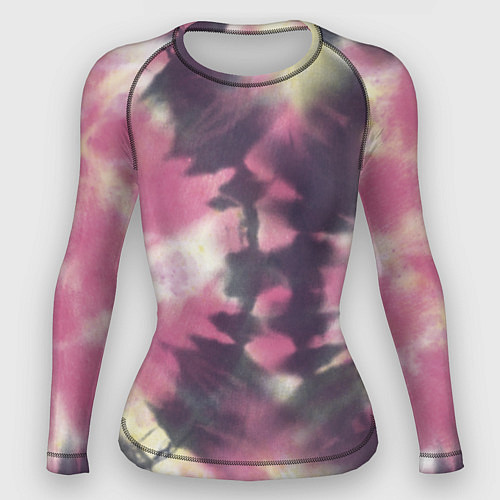 Женский рашгард Tie-Dye дизайн / 3D-принт – фото 1
