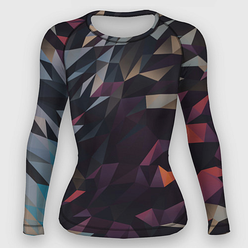 Женский рашгард Множество фигур паттерн / 3D-принт – фото 1