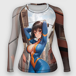 Рашгард женский Girl anime Fallout, цвет: 3D-принт