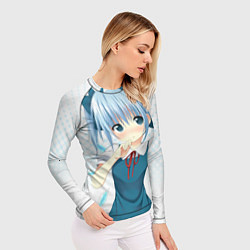 Рашгард женский Touhou Project Cirno Chiruno, цвет: 3D-принт — фото 2