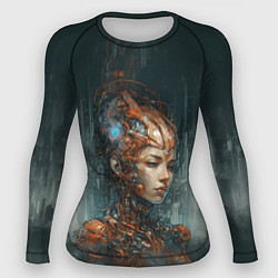 Женский рашгард Роботизированная девушка-киборг