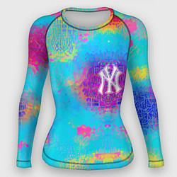 Рашгард женский New York Yankees - baseball team - logo, цвет: 3D-принт