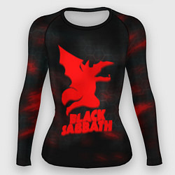 Рашгард женский Black Sabbath краски метал, цвет: 3D-принт