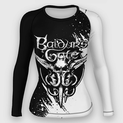 Женский рашгард Baldurs gate 3 - белая краска / 3D-принт – фото 1