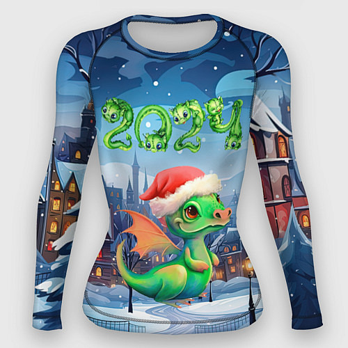 Женский рашгард Милый дракончик 2024 / 3D-принт – фото 1