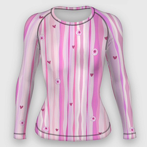 Женский рашгард Глазные яблоки / 3D-принт – фото 1