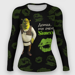 Рашгард женский Shrexy Shrek, цвет: 3D-принт