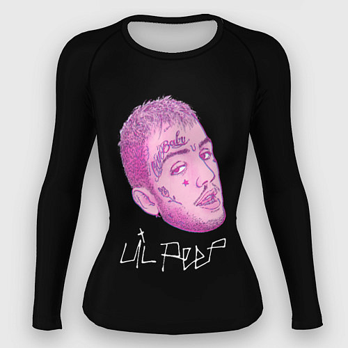 Женский рашгард Lil Peep rip 21 / 3D-принт – фото 1