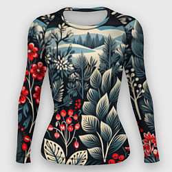 Женский рашгард Хрустальные рисунки