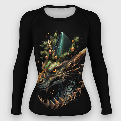 Женский рашгард Дракон искрящихся снегов / 3D-принт – фото 1