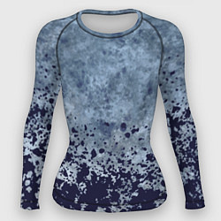 Рашгард женский Абстракция - пятна чернил, цвет: 3D-принт