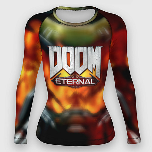 Женский рашгард Doom eternal games / 3D-принт – фото 1