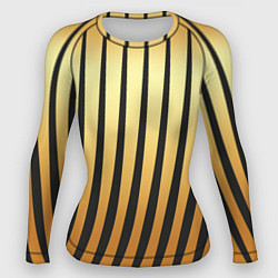 Женский рашгард Золотой тигровый