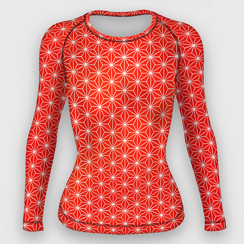 Женский рашгард Красная асаноха / 3D-принт – фото 1