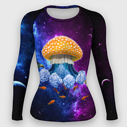 Женский рашгард Space mushroom