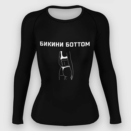 Женский рашгард Бикини Боттом / 3D-принт – фото 1