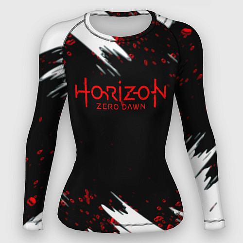Женский рашгард Horizon zero dawn краски / 3D-принт – фото 1