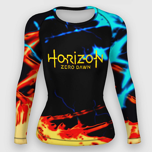 Женский рашгард Horizon zero dawn огонь и лёд / 3D-принт – фото 1