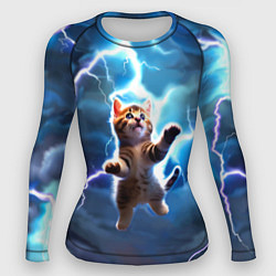 Женский рашгард Гром кот и молния