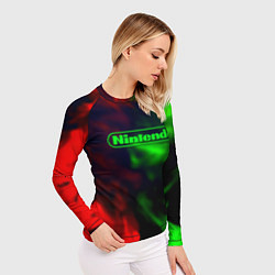 Рашгард женский Нинтендо битва огней консольщик, цвет: 3D-принт — фото 2