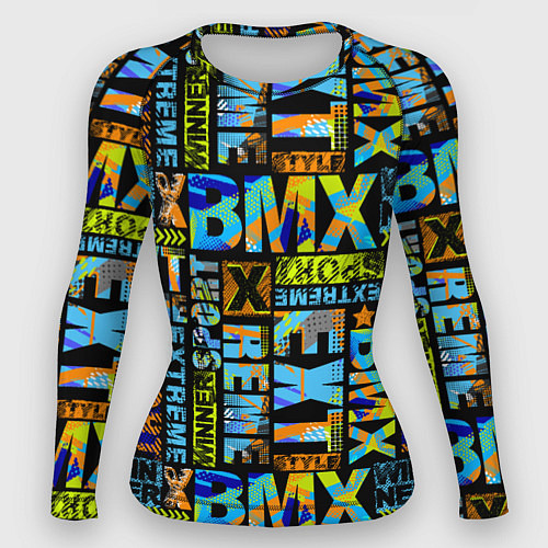 Женский рашгард Extreme sport BMX / 3D-принт – фото 1